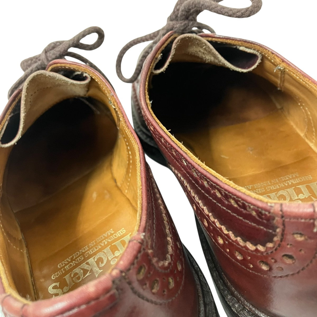 Tricker’s BOURTONレザーシューズ910353 古着・中古-6枚目のアイテム画像