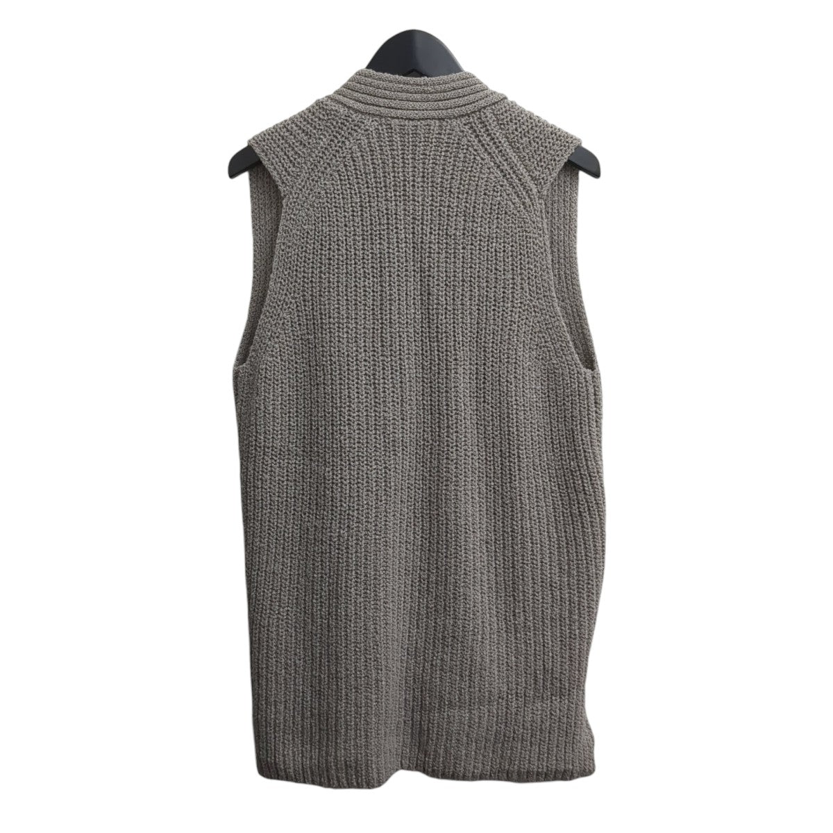 evam eva wool alpaka aze vestジレE253K054 古着・中古-2枚目のアイテム画像