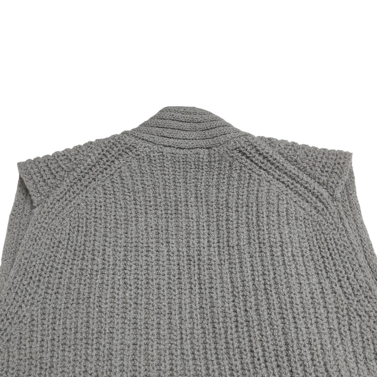 evam eva wool alpaka aze vestジレE253K054 古着・中古-4枚目のアイテム画像