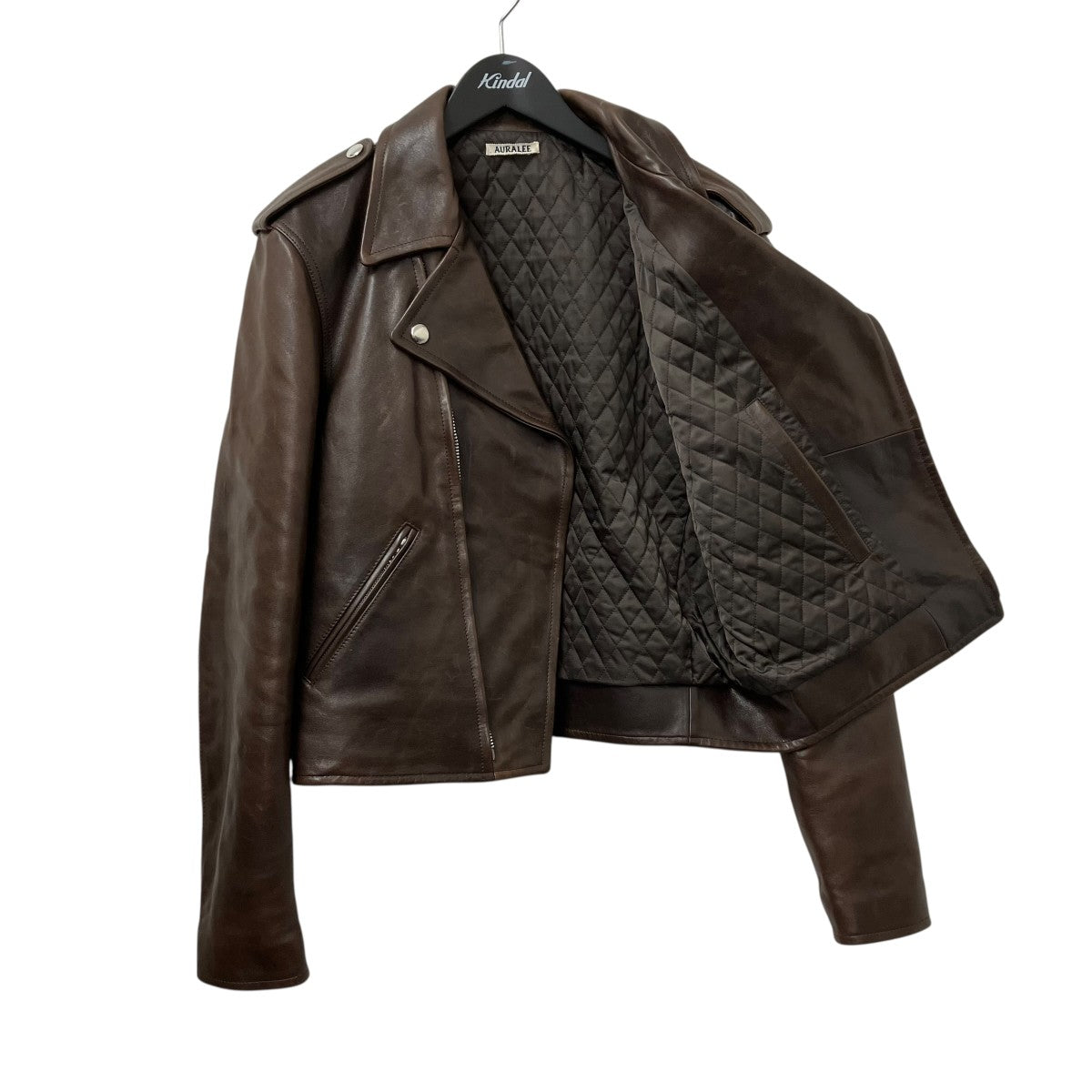 AURALEE(オーラリー) Heavy Lamb Leather Riders Jacketレザー