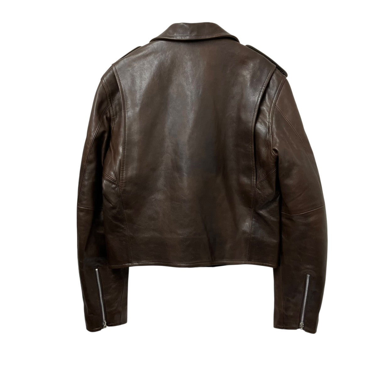 AURALEE Heavy Lamb Leather Riders JacketレザージャケットA25AB01LA 古着・中古-3枚目のアイテム画像