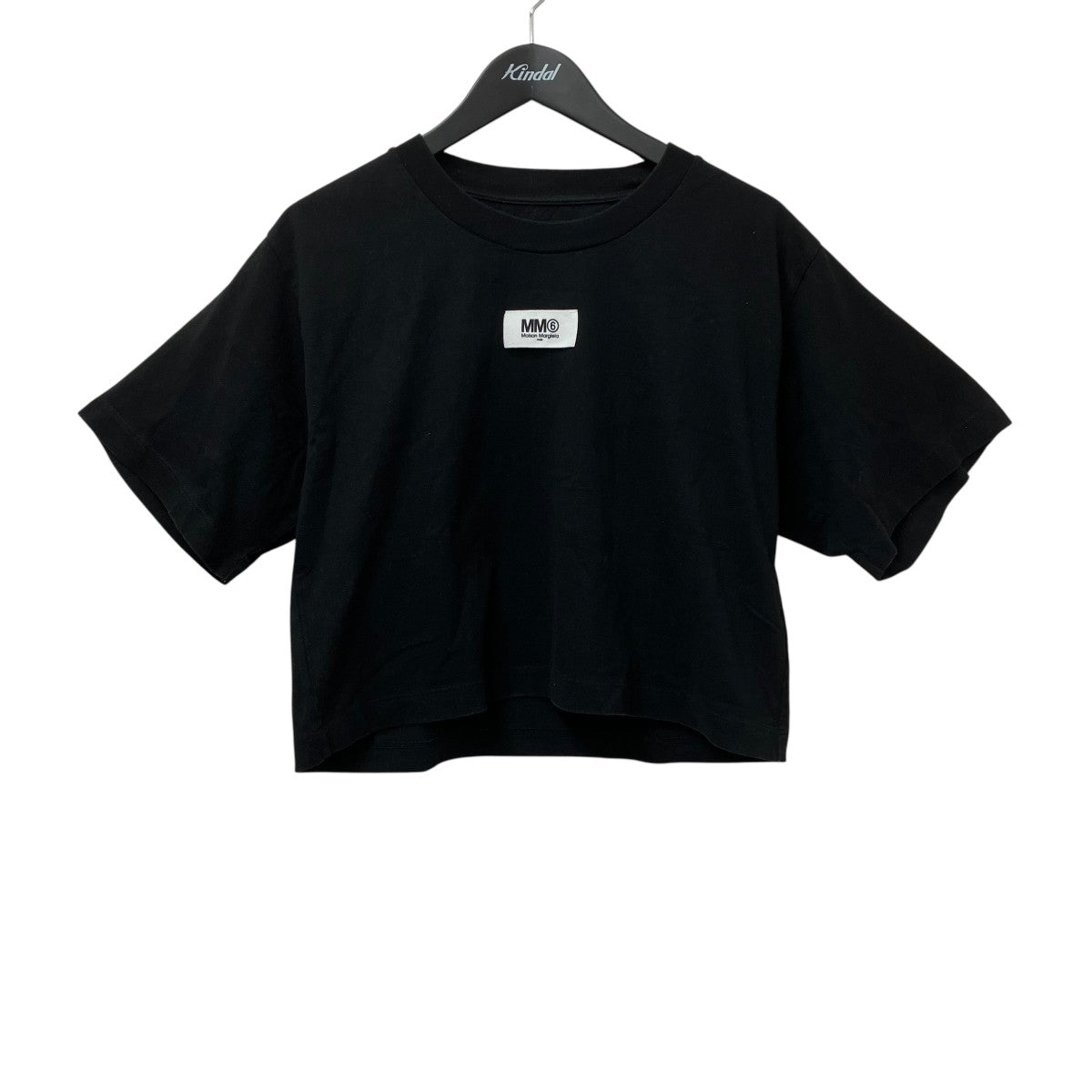 MM6 Maison Margiela ロゴラベル ショート丈半袖TシャツS52GC0236 古着・中古-1枚目のアイテム画像