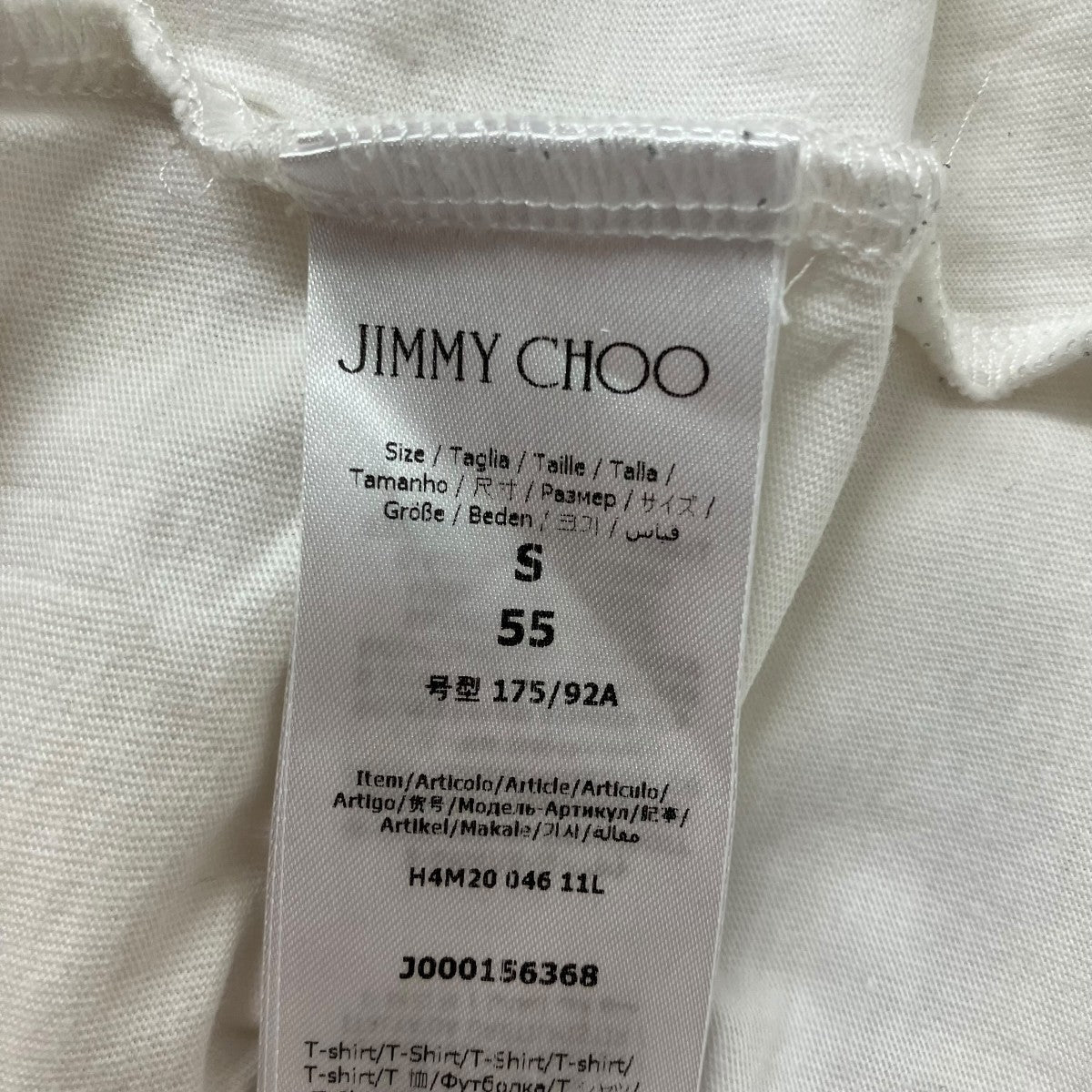 JIMMY CHOO 半袖TシャツJ000156368 古着・中古-6枚目のアイテム画像