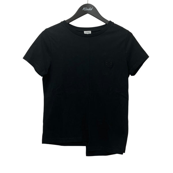 LOEWE トゲアナグラム T シャツ 黒 L LOEWE(ロエベ) アナグラム刺繍半袖TシャツS6299062CR S6299062CR