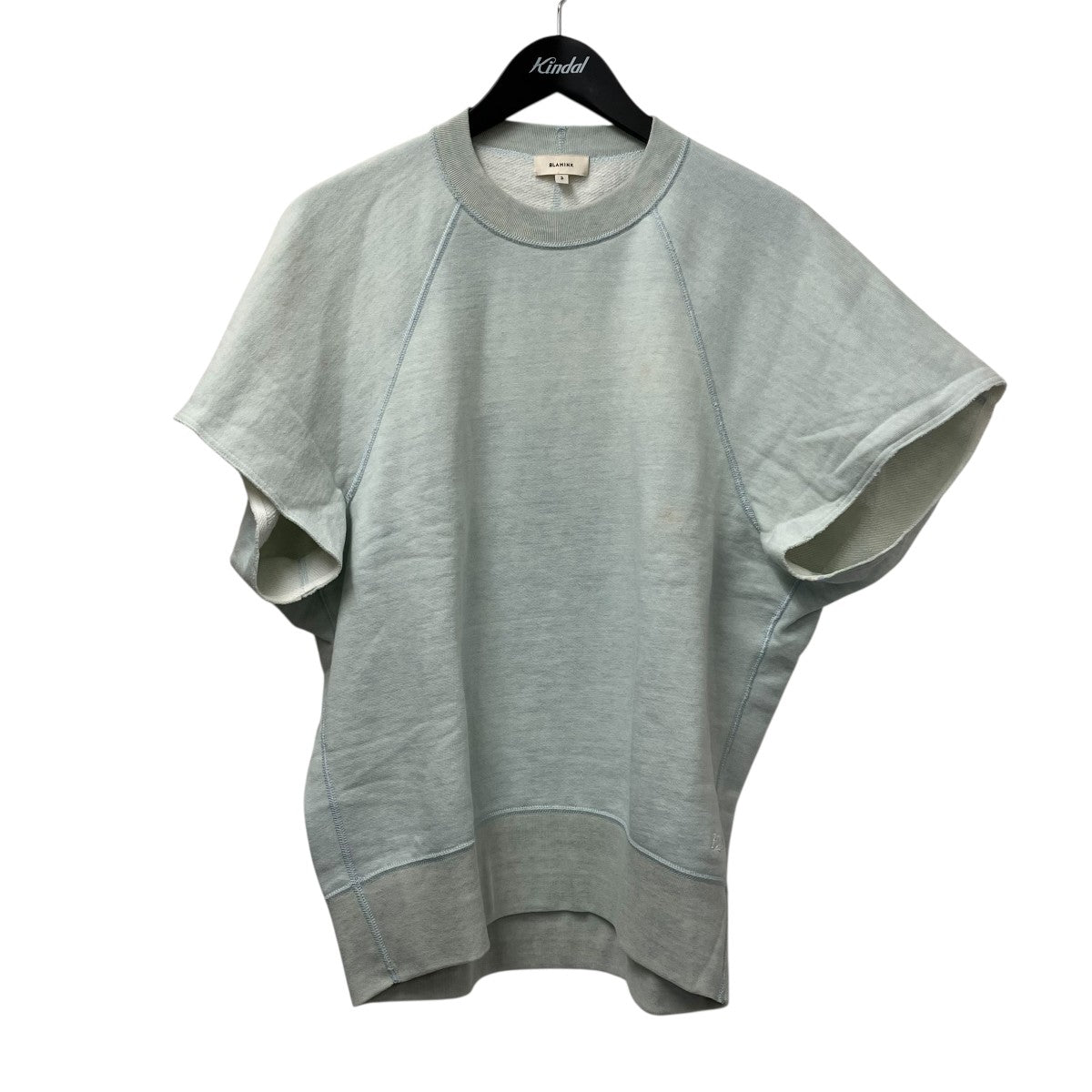 BLAMINK(ブラミンク) 吊り裏毛ロゴショートスリーブスウェット7917-222