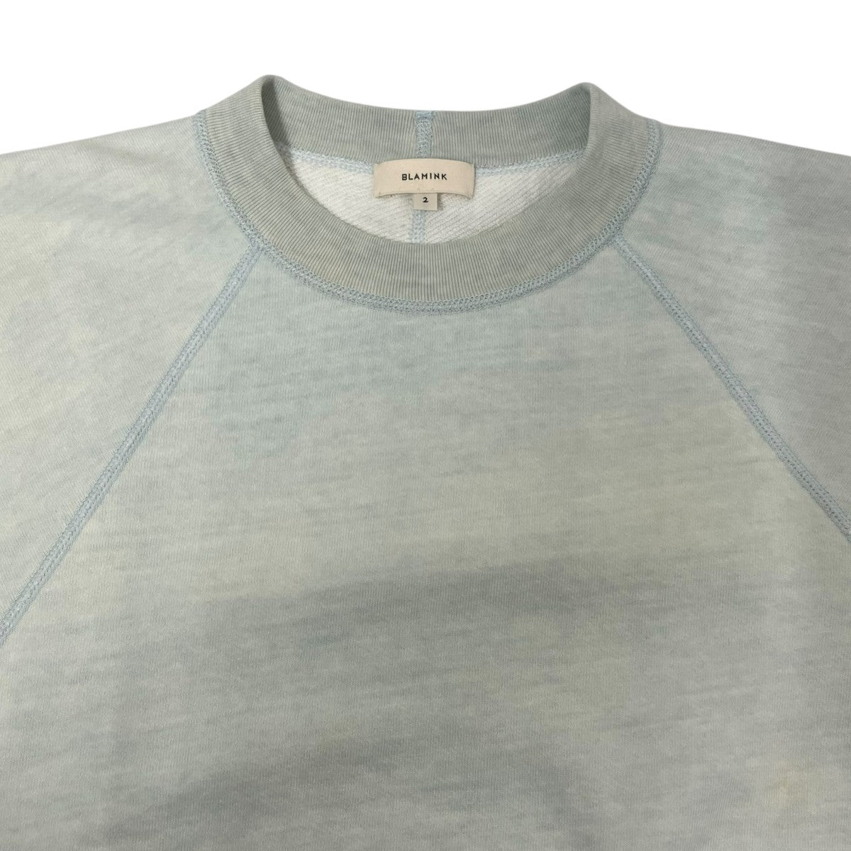 BLAMINK(ブラミンク) 吊り裏毛ロゴショートスリーブスウェット7917-222