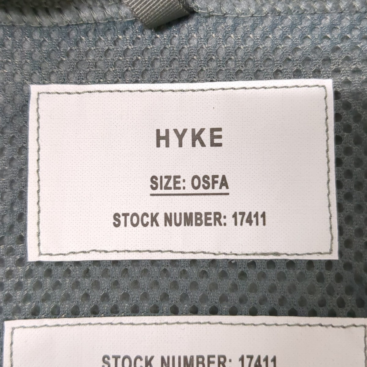 HYKE FLEECE CROPPED VEST232-17411 古着・中古-6枚目のアイテム画像