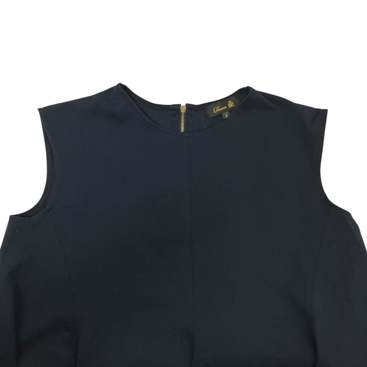 Drawer M．SUMMER2バックジップノースリーブブラウス6517-206-0713 古着・中古-3枚目のアイテム画像