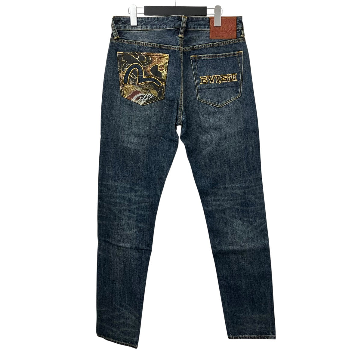 EVISU LOT．2017 ブロケードパッチポケット キャロットフィット ジーンズデニムパンツ2EAHTM5JE105417DN 古着・中古-2枚目のアイテム画像