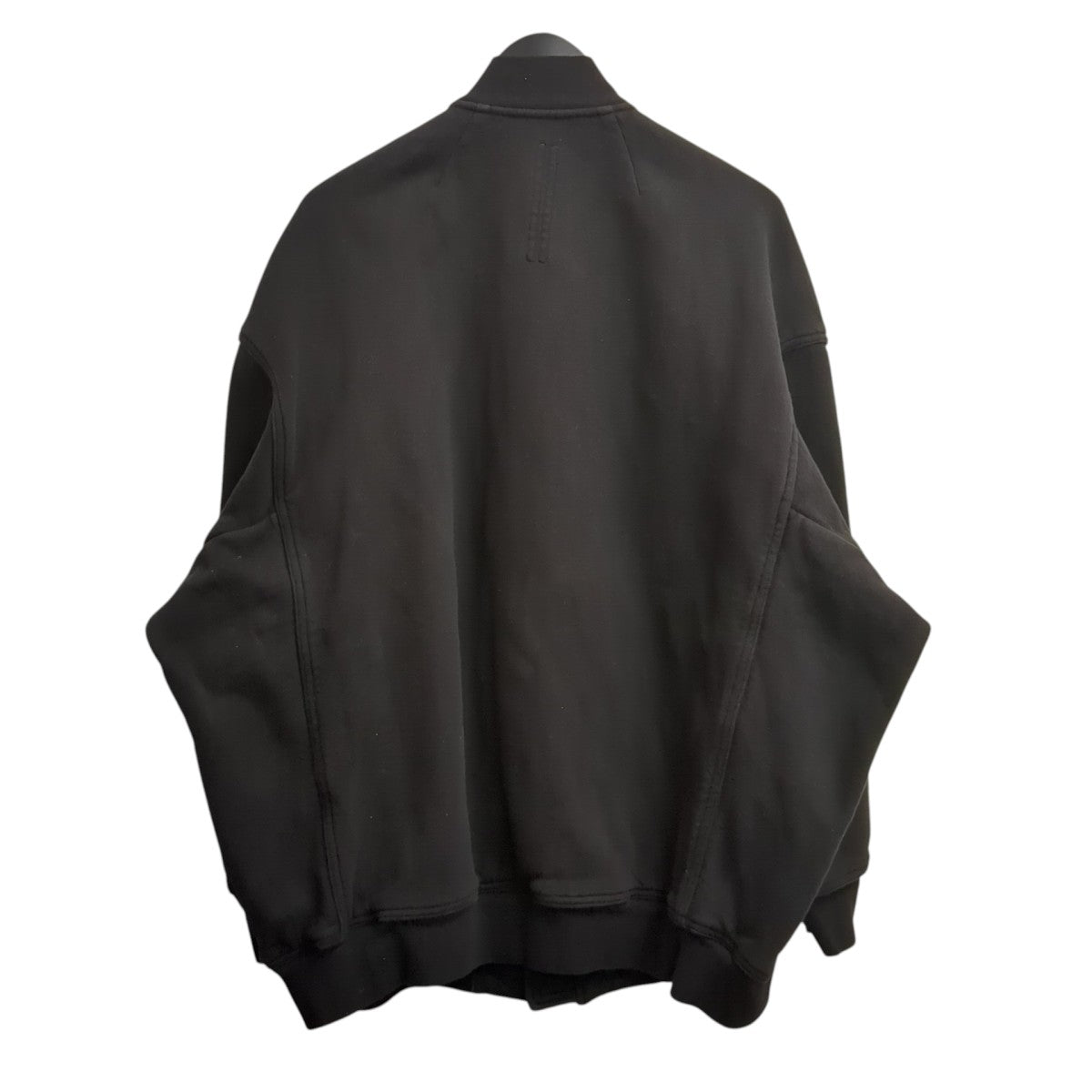 RICK OWENS 25SSJUMBO FLIGHT BLACK BA BRUSHED TERRY JERSEYスウェットジャケットRU01E5245-JT 古着・中古-2枚目のアイテム画像