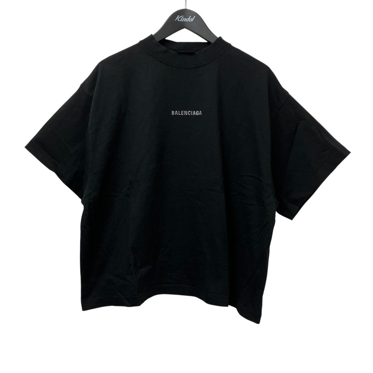 BALENCIAGA 24SSラインストーンTシャツ818431 古着・中古-1枚目のアイテム画像