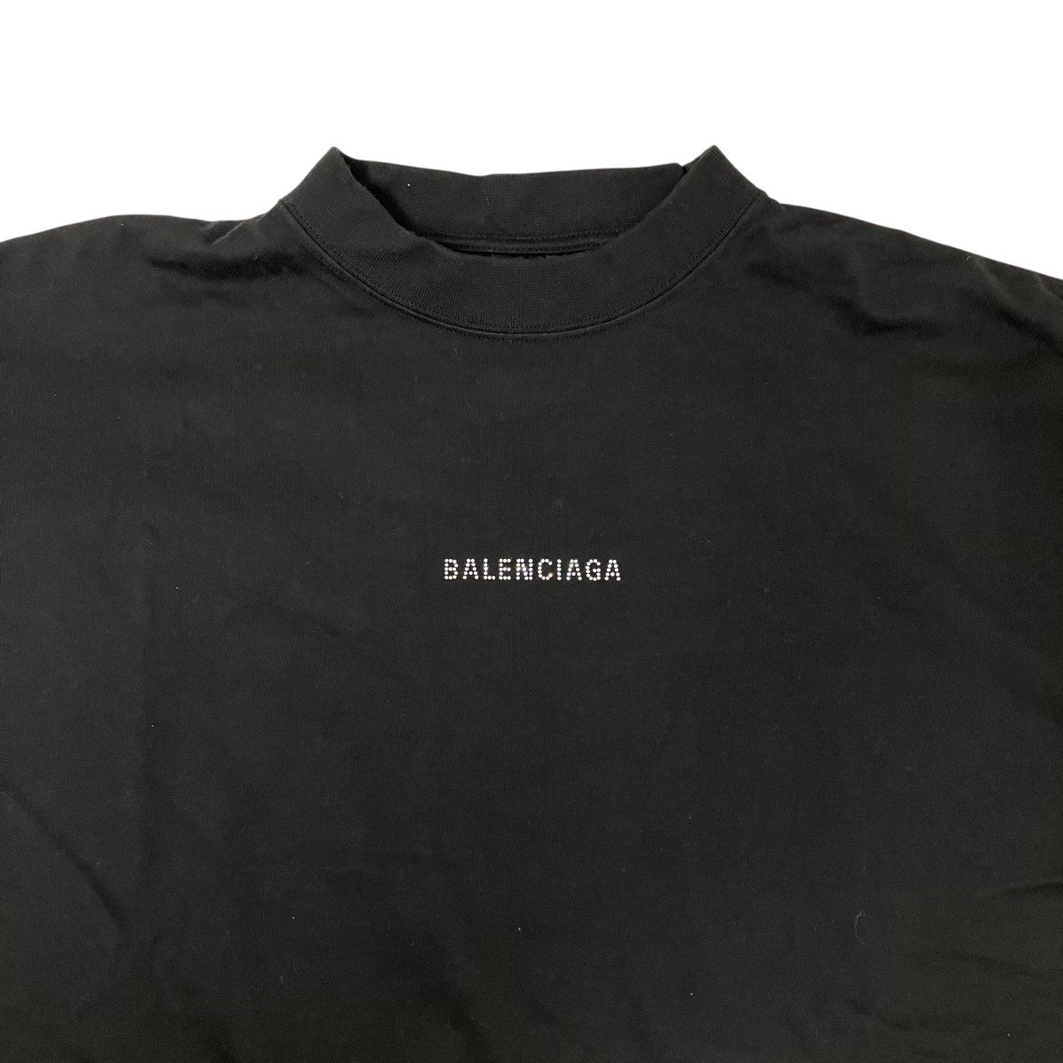 BALENCIAGA 24SSラインストーンTシャツ818431 古着・中古-3枚目のアイテム画像