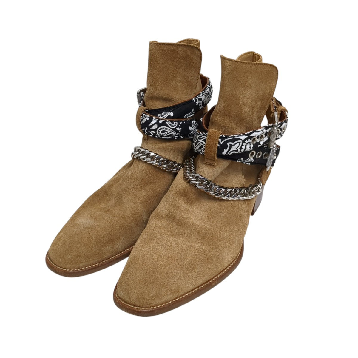 AMIRI 22SSBandana Buckle BootウェスタンブーツXMFB011 古着・中古-1枚目のアイテム画像