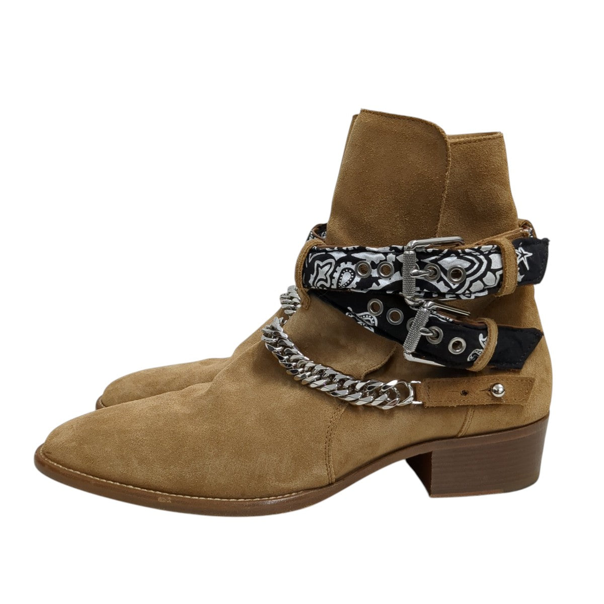 AMIRI 22SSBandana Buckle BootウェスタンブーツXMFB011 古着・中古-2枚目のアイテム画像