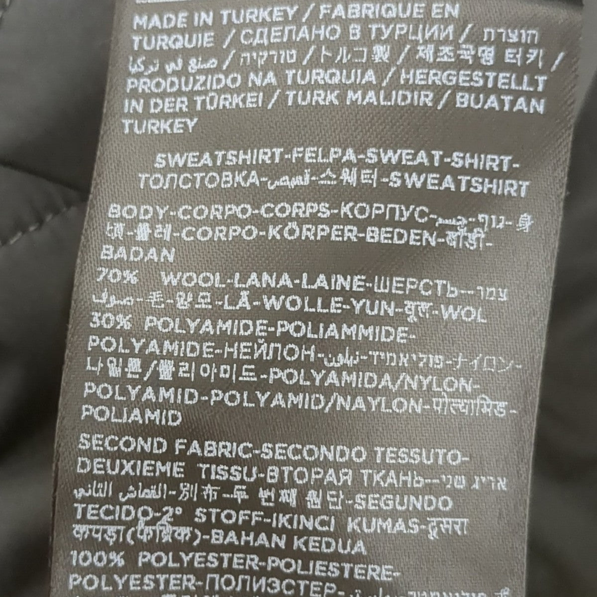 ZEGNA フリースジャケットESC813 古着・中古-7枚目のアイテム画像
