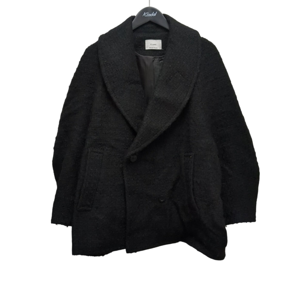 CLANE ×MINAMI TANAKA OVER TWEED COATコート19101-0132 古着・中古-1枚目のアイテム画像