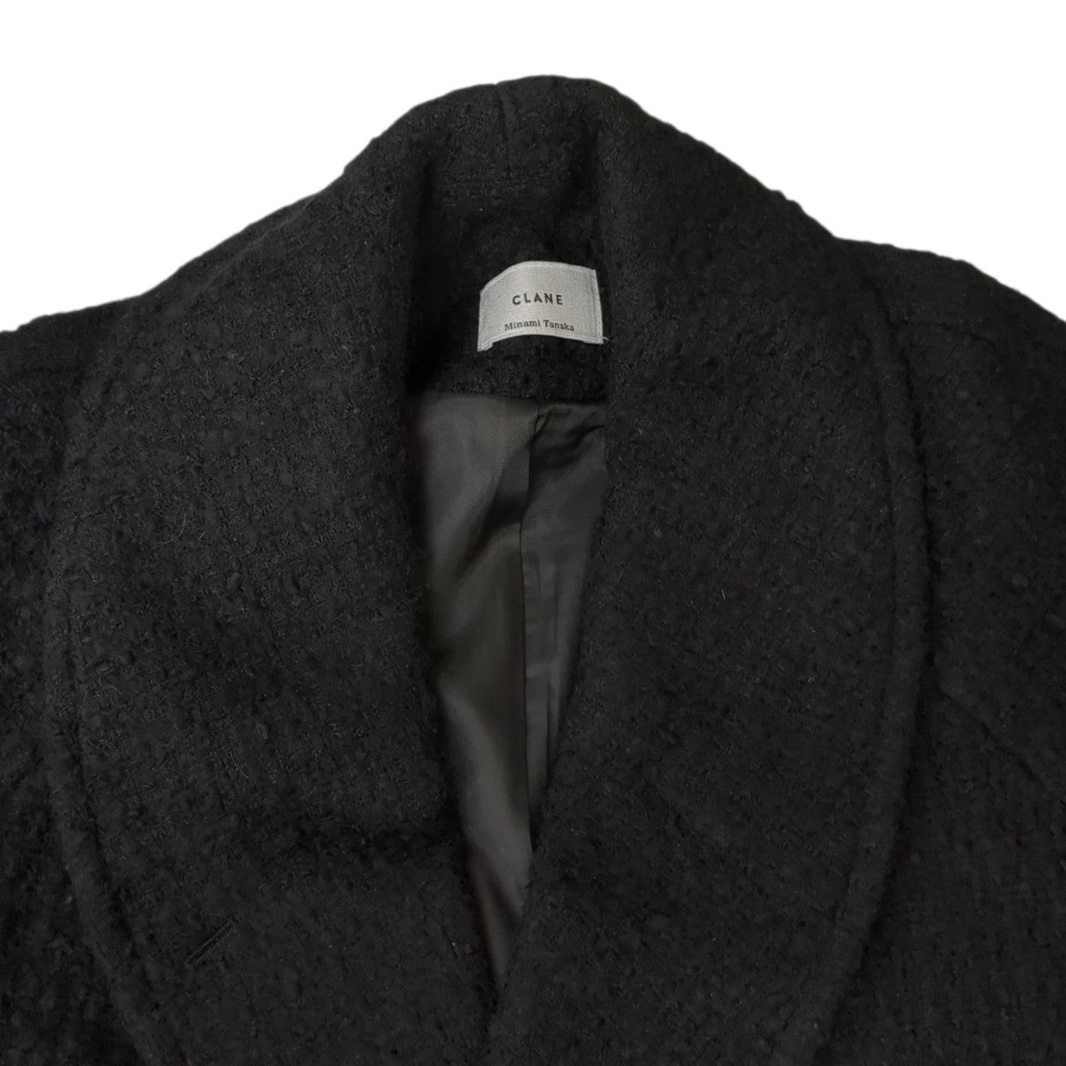 CLANE ×MINAMI TANAKA OVER TWEED COATコート19101-0132 古着・中古-4枚目のアイテム画像