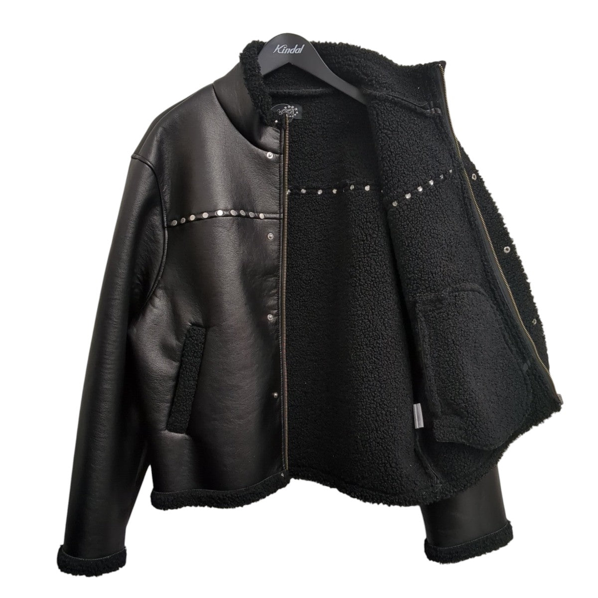 AFB(エーエフビー) STUDDED JACKETレザージャケット ブラック サイズ M
