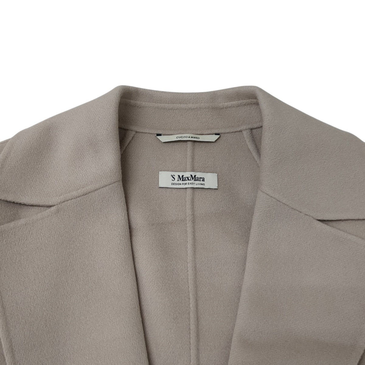 ’S Max Mara ピュアバージンウールコートウールコート24190110316 古着・中古-4枚目のアイテム画像