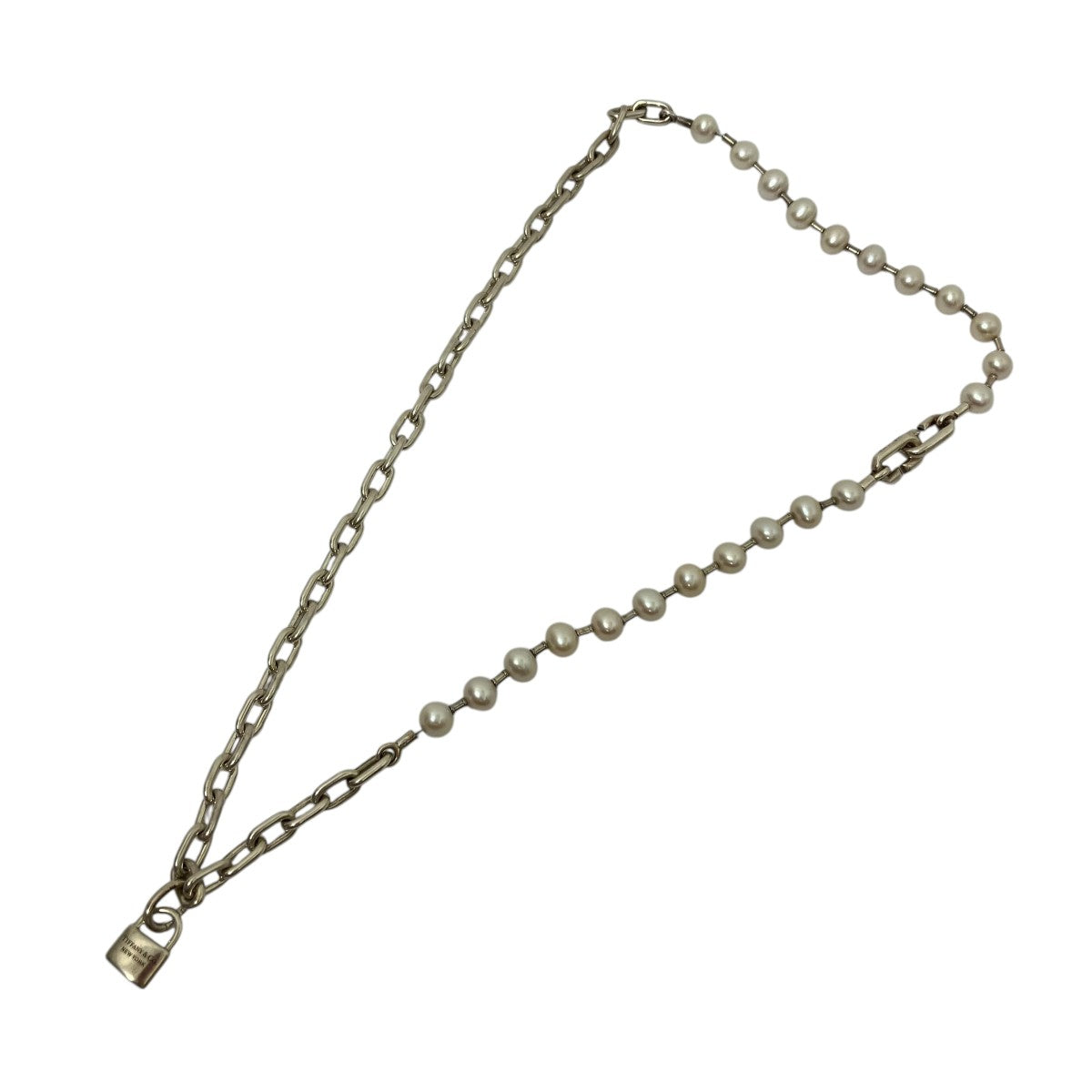 Tiffany ＆ Co． パールロックネックレス 古着・中古-1枚目のアイテム画像