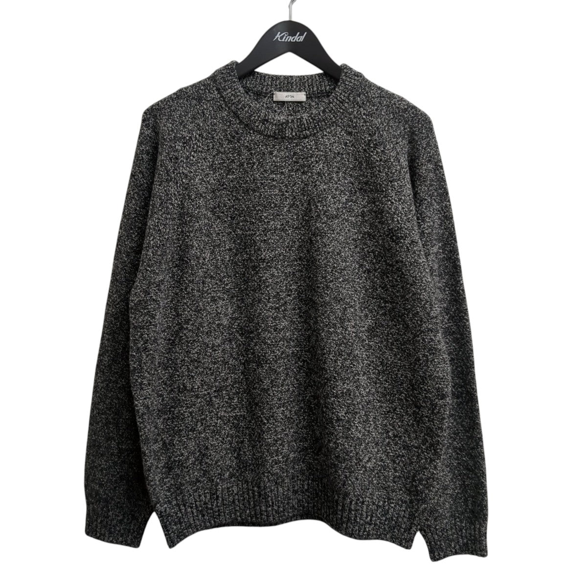 LAMBS WOOL C N SWEATER厚手ニット8019449