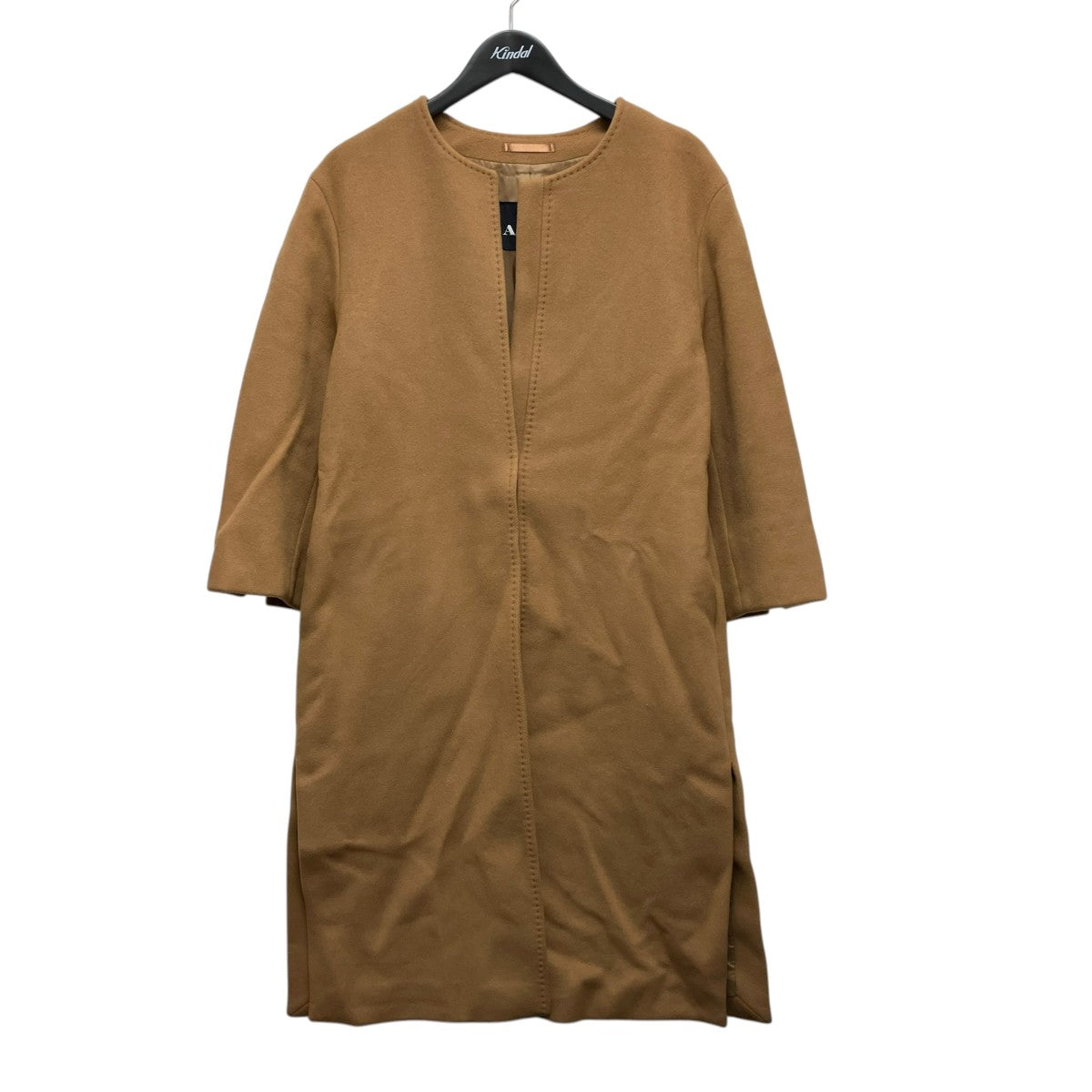 Aquascutum ベルテッドウールコート5009450015 古着・中古-1枚目のアイテム画像