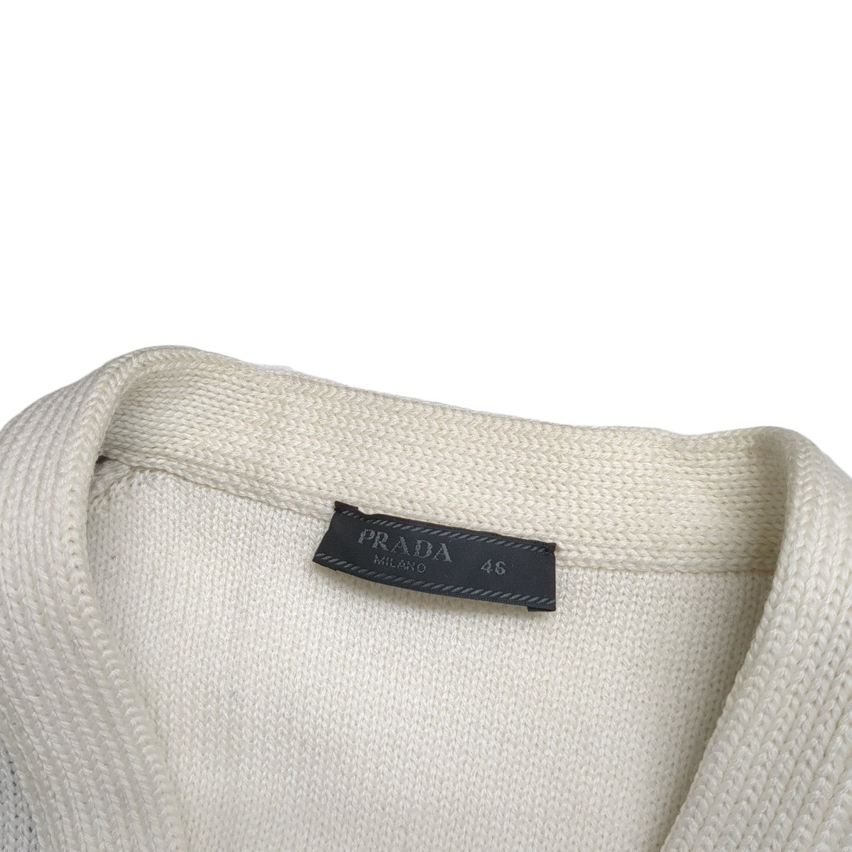PRADA ニットベストUMT376 S202 1XUG 古着・中古-5枚目のアイテム画像