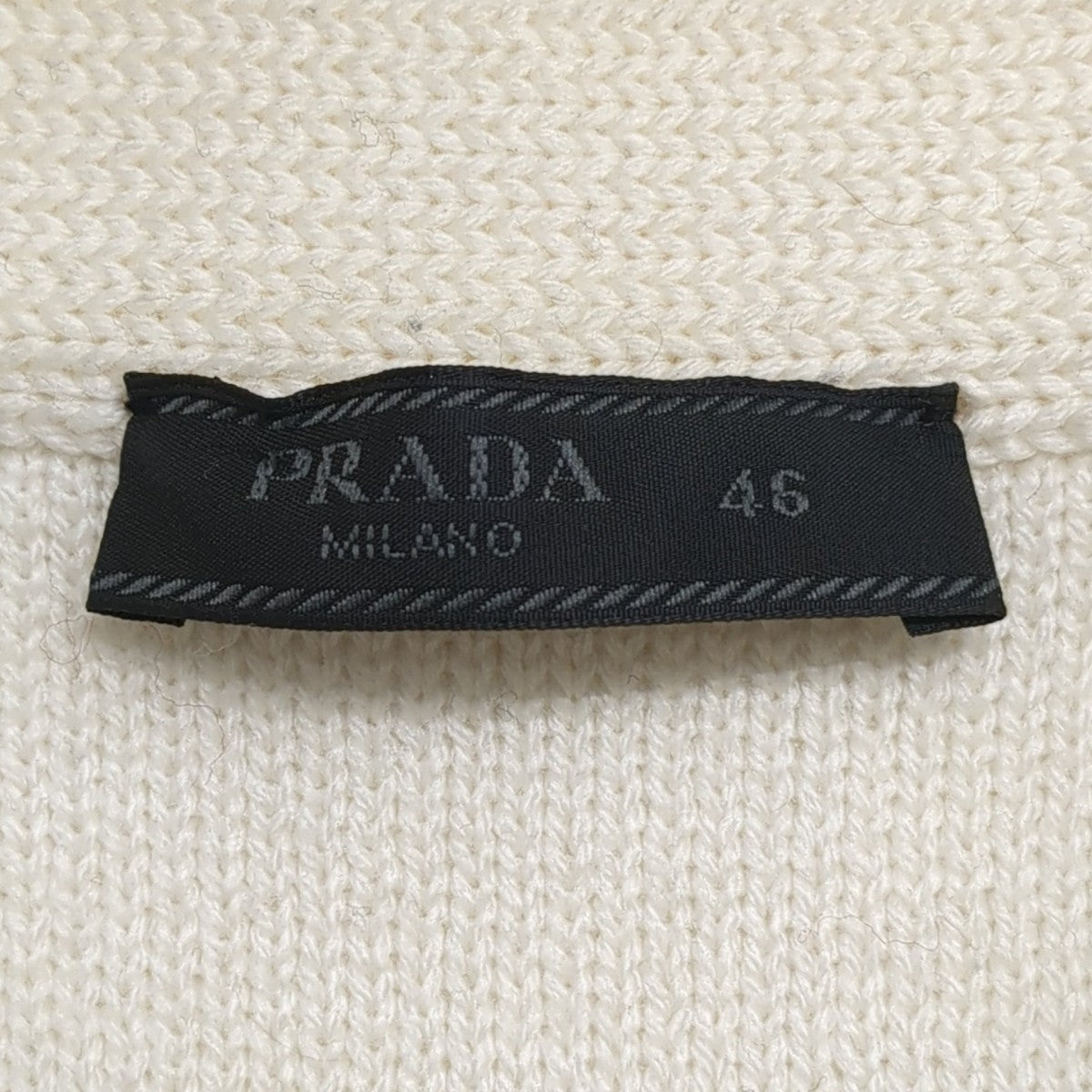 PRADA ニットベストUMT376 S202 1XUG 古着・中古-6枚目のアイテム画像