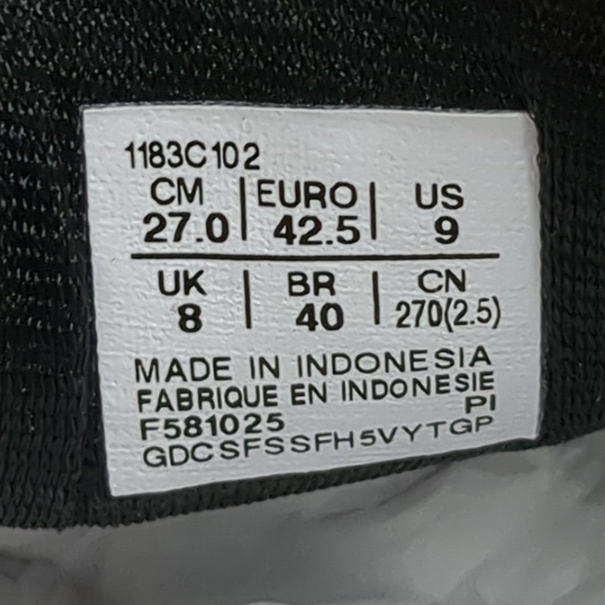 Onitsuka Tiger×COMME des GARCONS スニーカーF581025 古着・中古-10枚目のアイテム画像