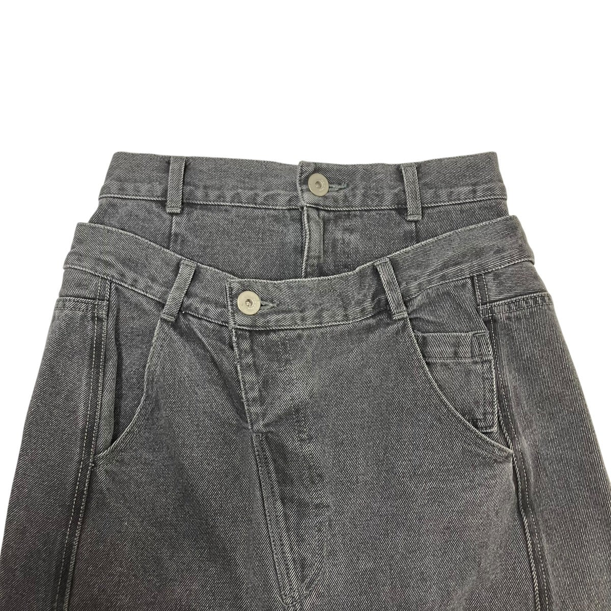 PUBLIC TOKYO レイヤードデニムスカート163244004 古着・中古-3枚目のアイテム画像