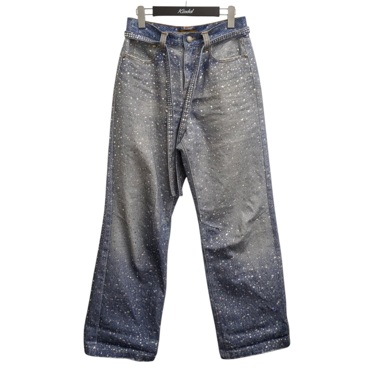 Birth Of Royal Child ラインストーンデニムパンツ 古着・中古-1枚目のアイテム画像