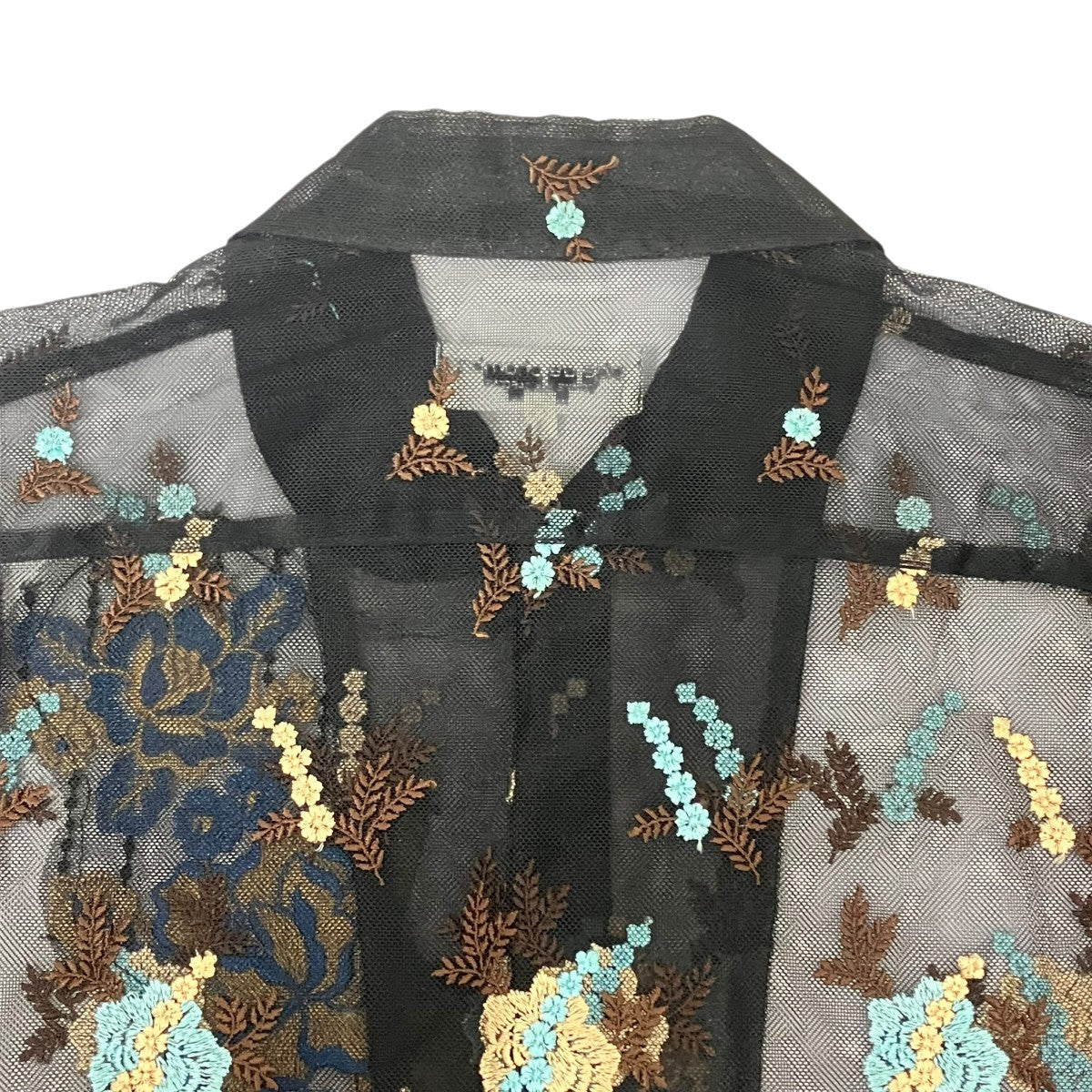 ROBE DE CHAMBRE COMME DES GARCONS AD2000 花柄刺繍シアーシャツRB 10012M 古着・中古-4枚目のアイテム画像