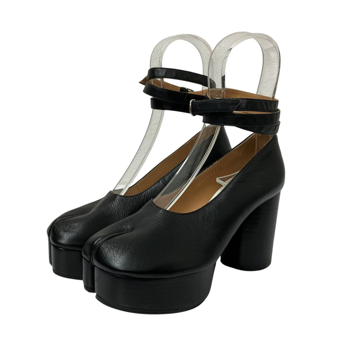 Maison Margiela タビ チャンキーヒールストラップパンプスS58WL0122 古着・中古-1枚目のアイテム画像