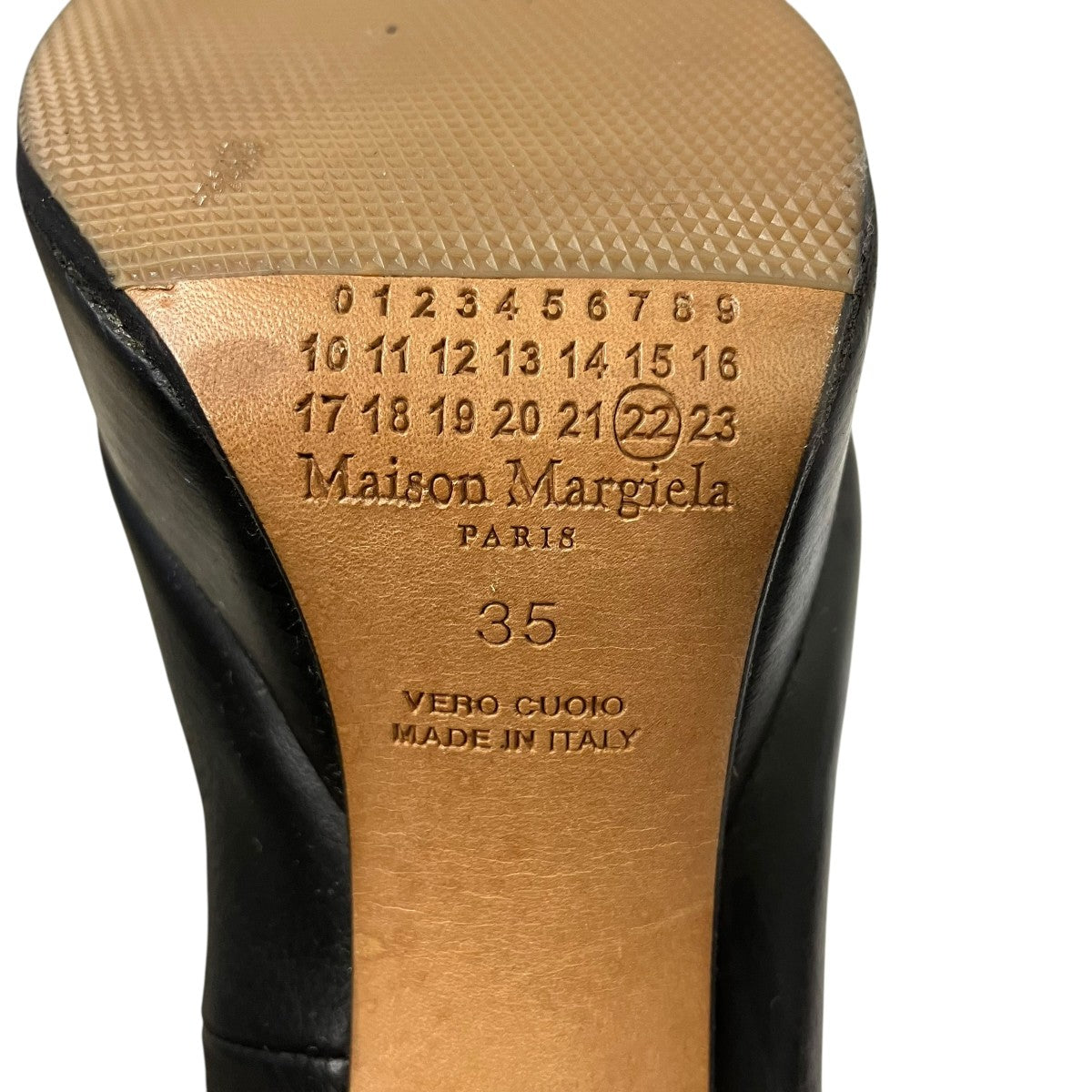 Maison Margiela タビ チャンキーヒールストラップパンプスS58WL0122 古着・中古-8枚目のアイテム画像