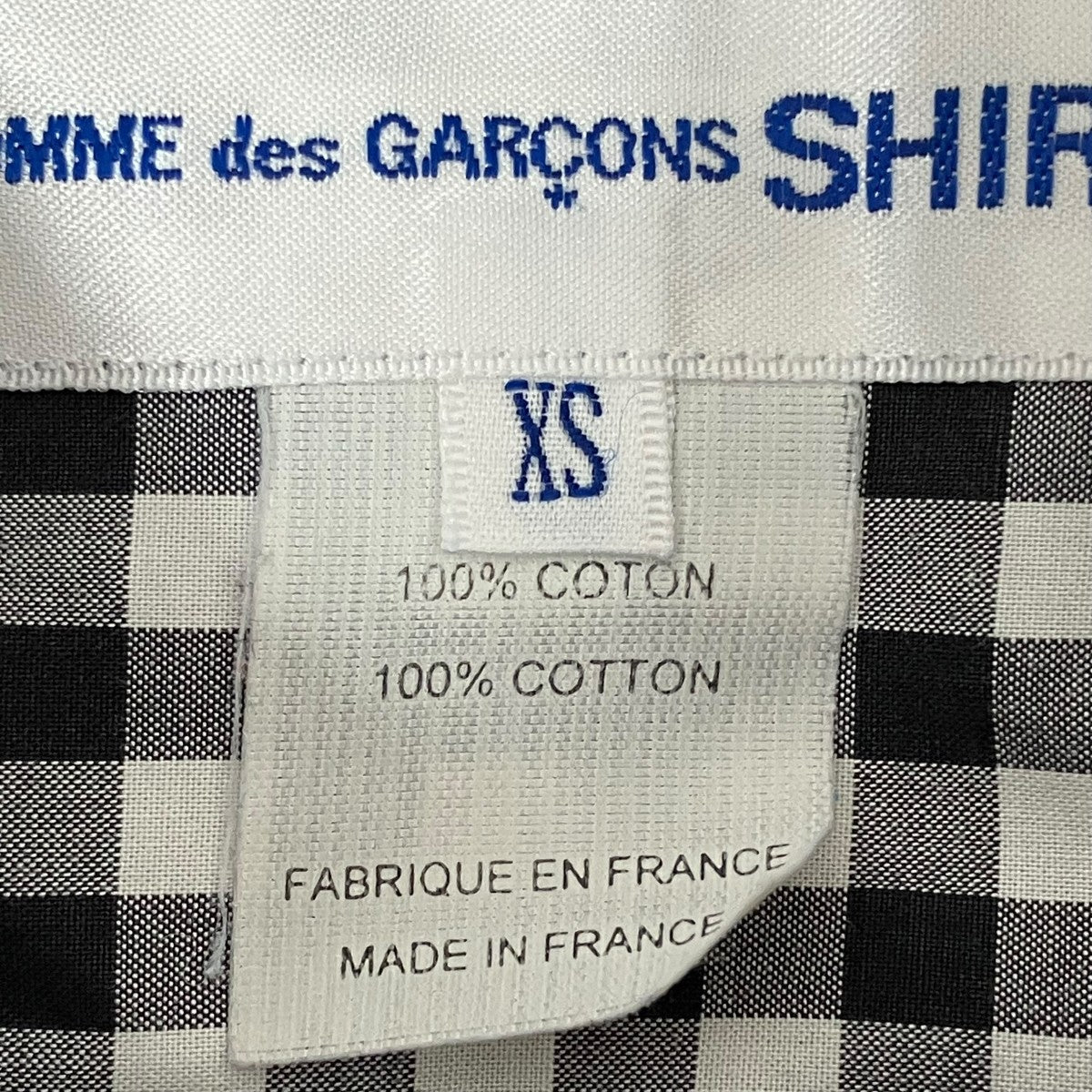 COMME des GARCONS SHIRT 半袖シャツCDGS7GG 古着・中古-6枚目のアイテム画像