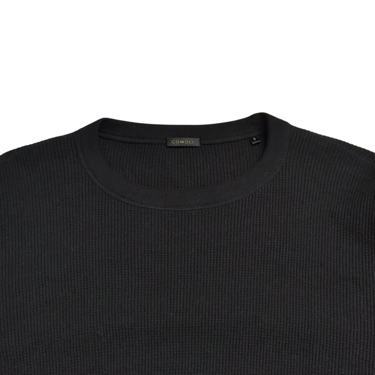 COMOLI 25AWサーマルカットソーC03-05018 古着・中古-3枚目のアイテム画像