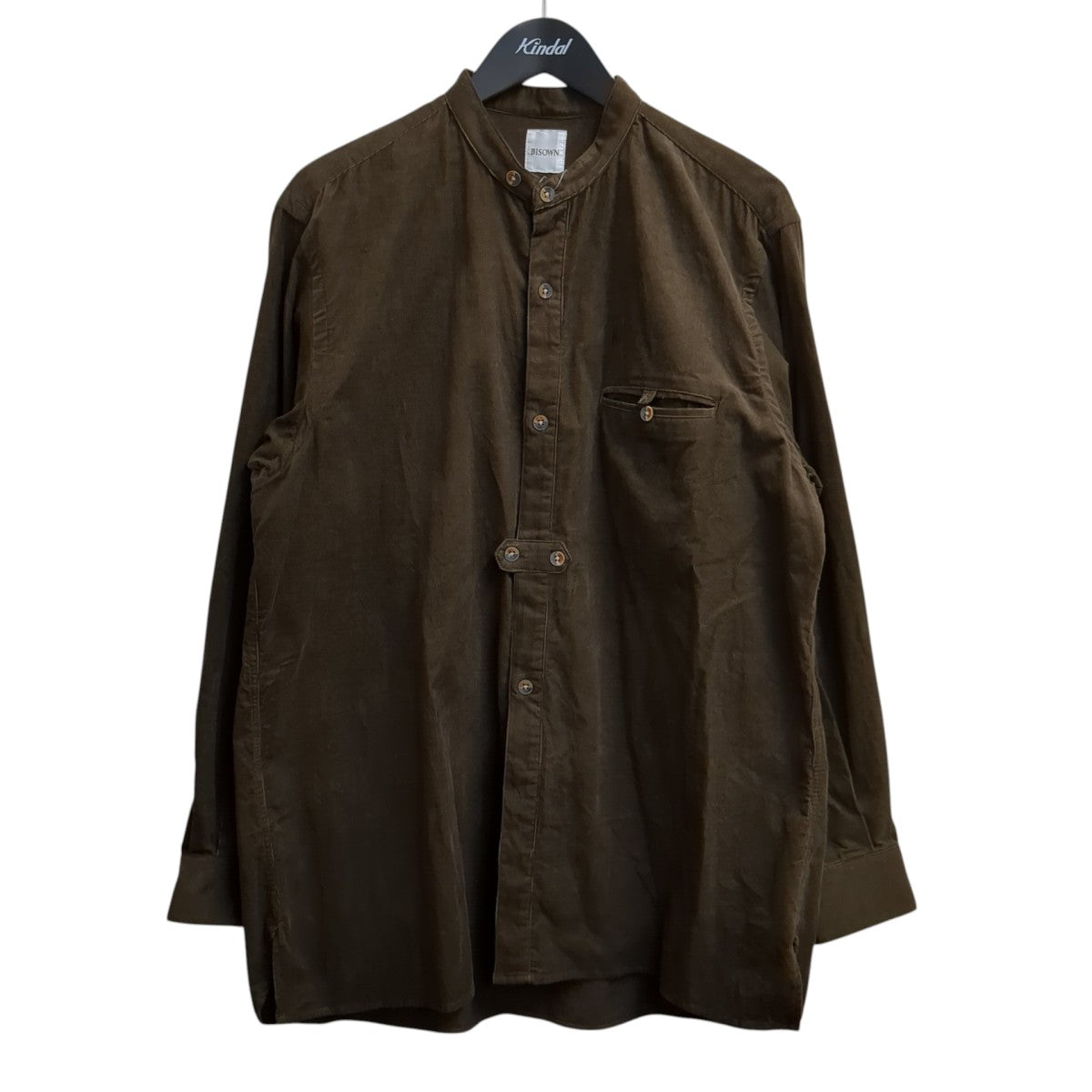 BISOWN CORDUROY TYROLEAN SHIRTSコーデュロイシャツ25W-BIS-SH31 古着・中古-1枚目のアイテム画像