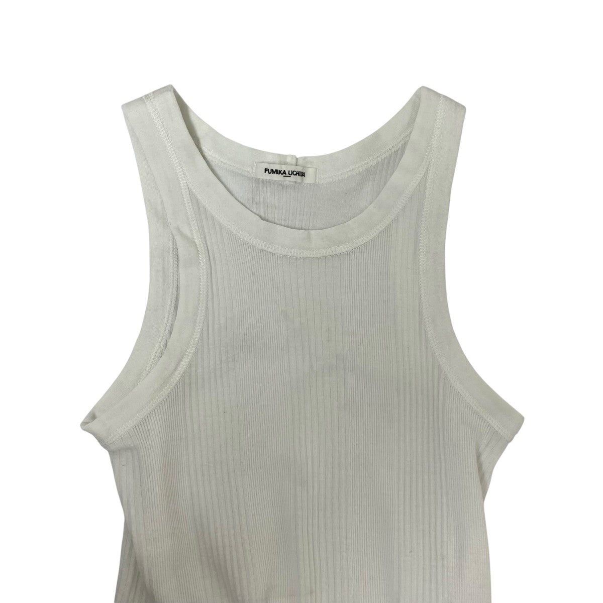 FUMIKA UCHIDA Needle Drawing Garter Tank TopタンクトップFU-Vsp-UW003 古着・中古-3枚目のアイテム画像