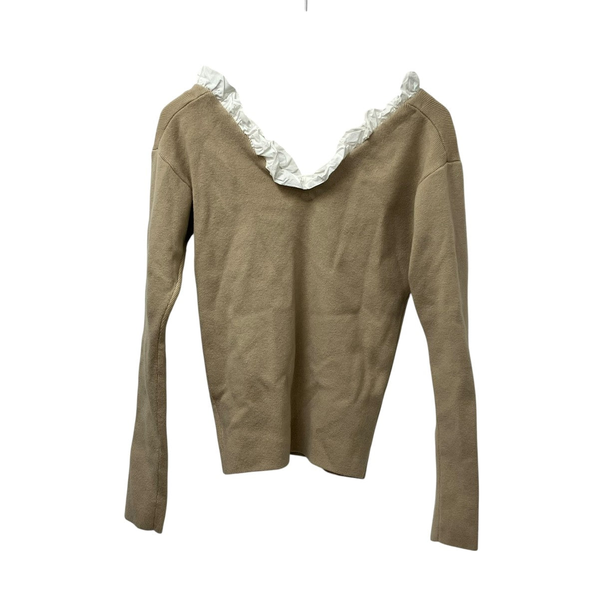 FRILL V NECK KNITニット17106-2302