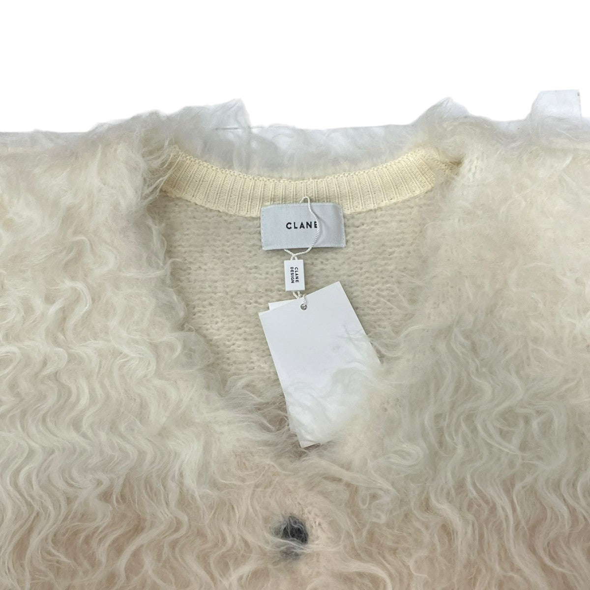 CLANE COLOR SHAGGY KNIT CARDIGANカーディガン19106-2152 古着・中古-3枚目のアイテム画像