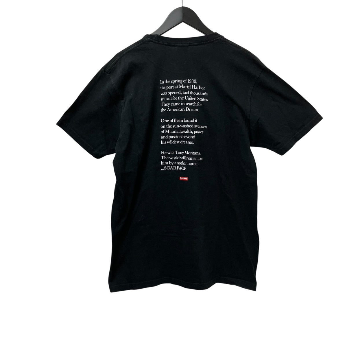Supreme 17AWscarfaceTシャツ 古着・中古-2枚目のアイテム画像