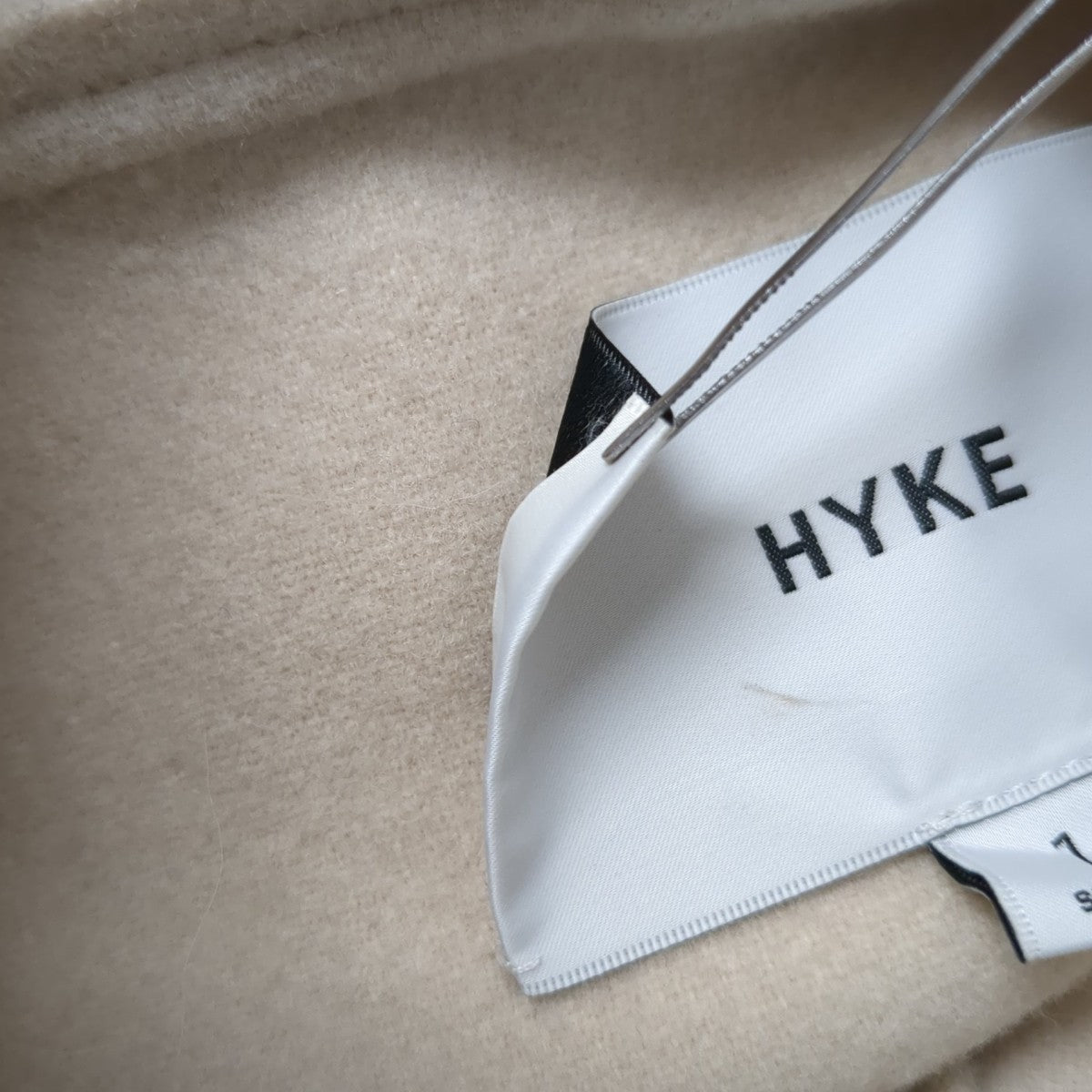 HYKE MELTON HOODED WORK JACKETフーデッドジャケット242-17474 古着・中古-7枚目のアイテム画像