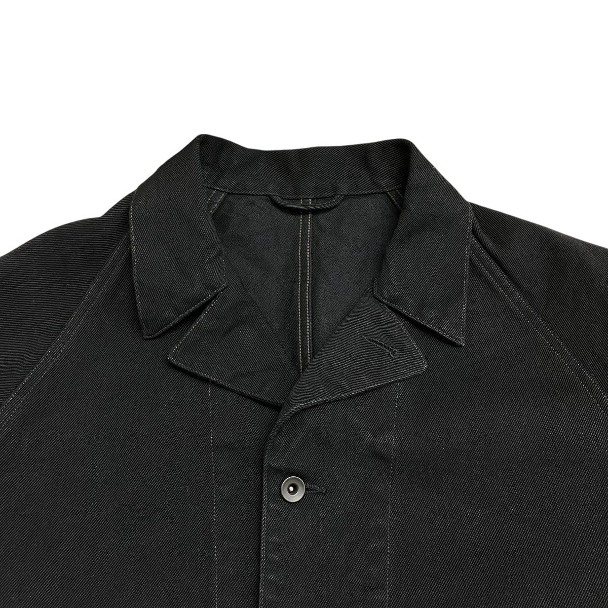 Comoli 26ssデニムカバーオール size2 COMOLI(コモリ) 26SSBLACK DENIM WORK JACKETカバーオールD01-01002