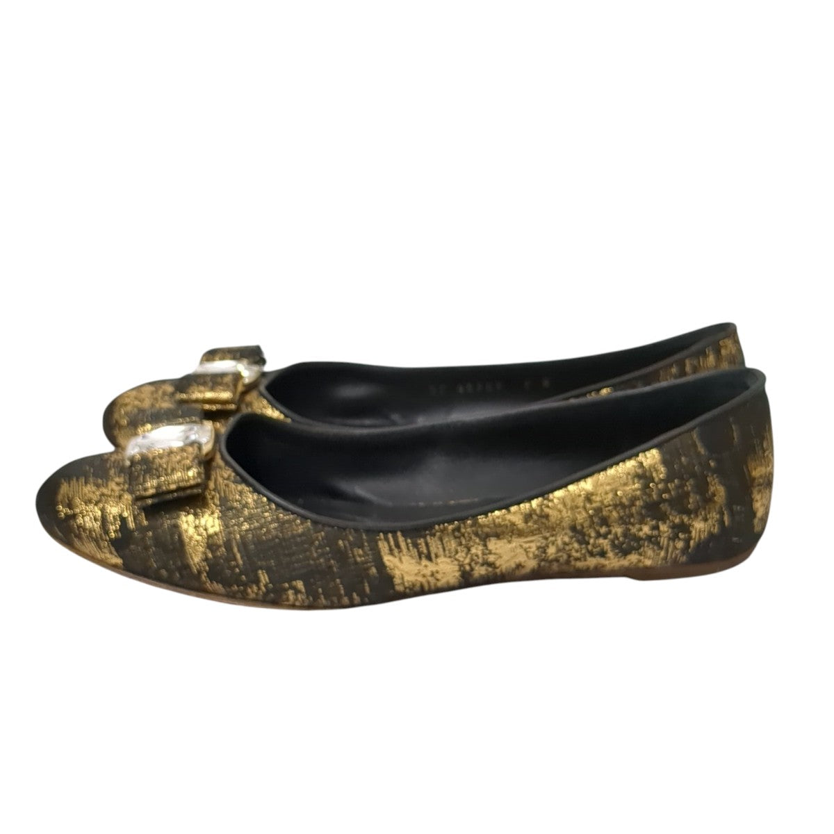Salvatore Ferragamo フラットパンプス 古着・中古-2枚目のアイテム画像