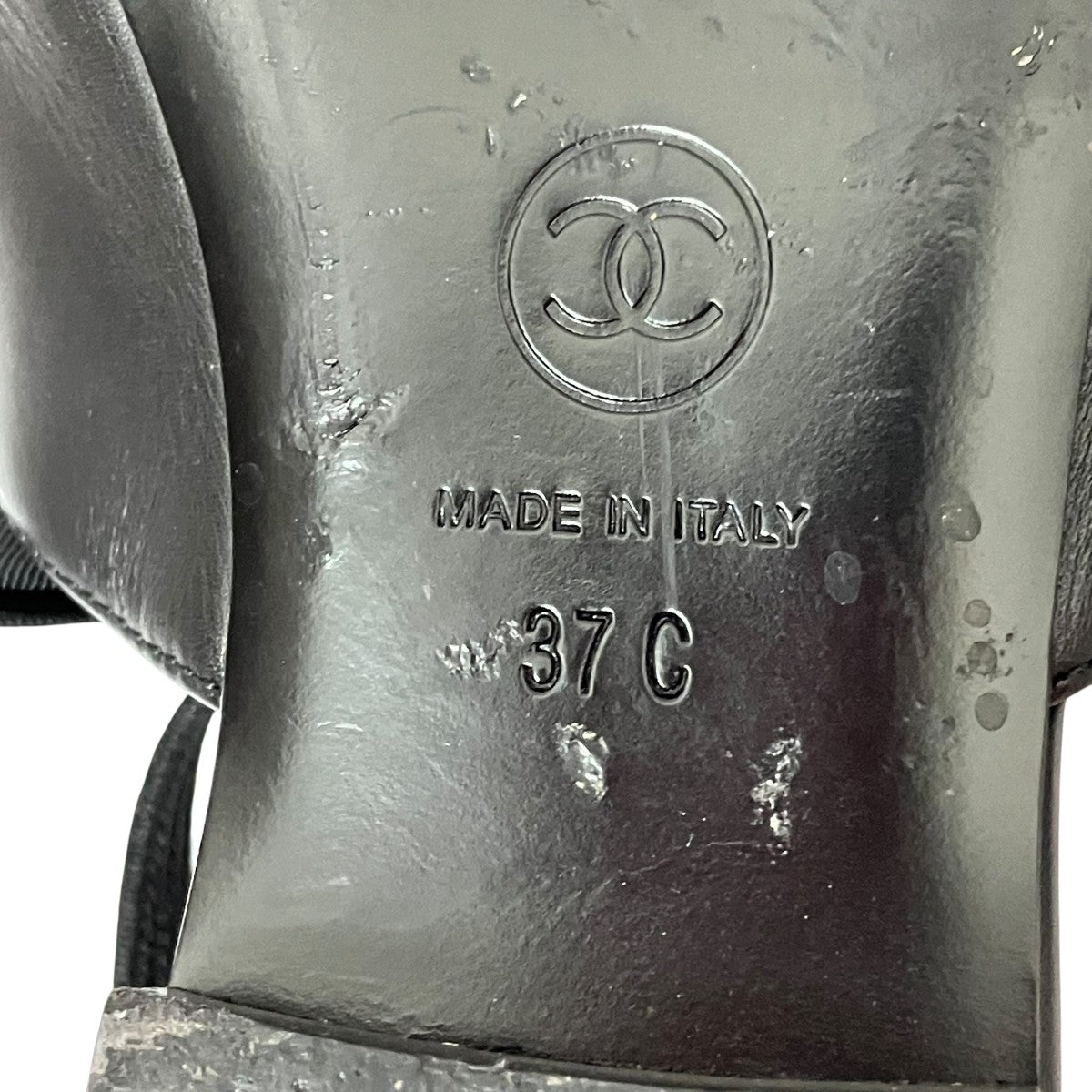 CHANEL ココマーク リボンパンプスサンダルG36361 古着・中古-9枚目のアイテム画像