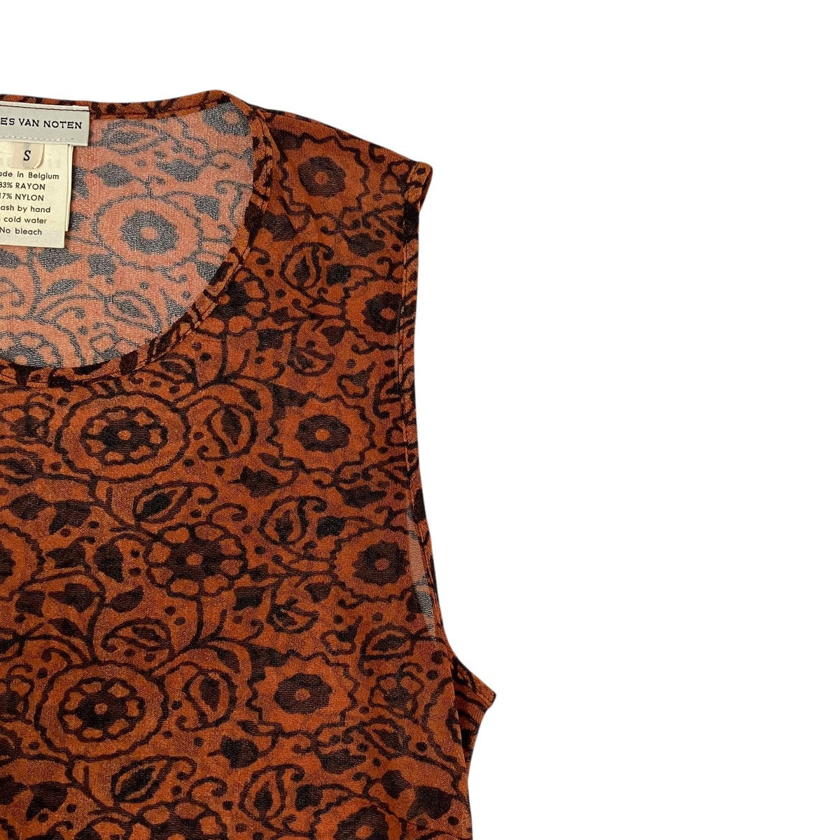 DRIES VAN NOTEN ノースリーブカットソー3455-7012 古着・中古-5枚目のアイテム画像