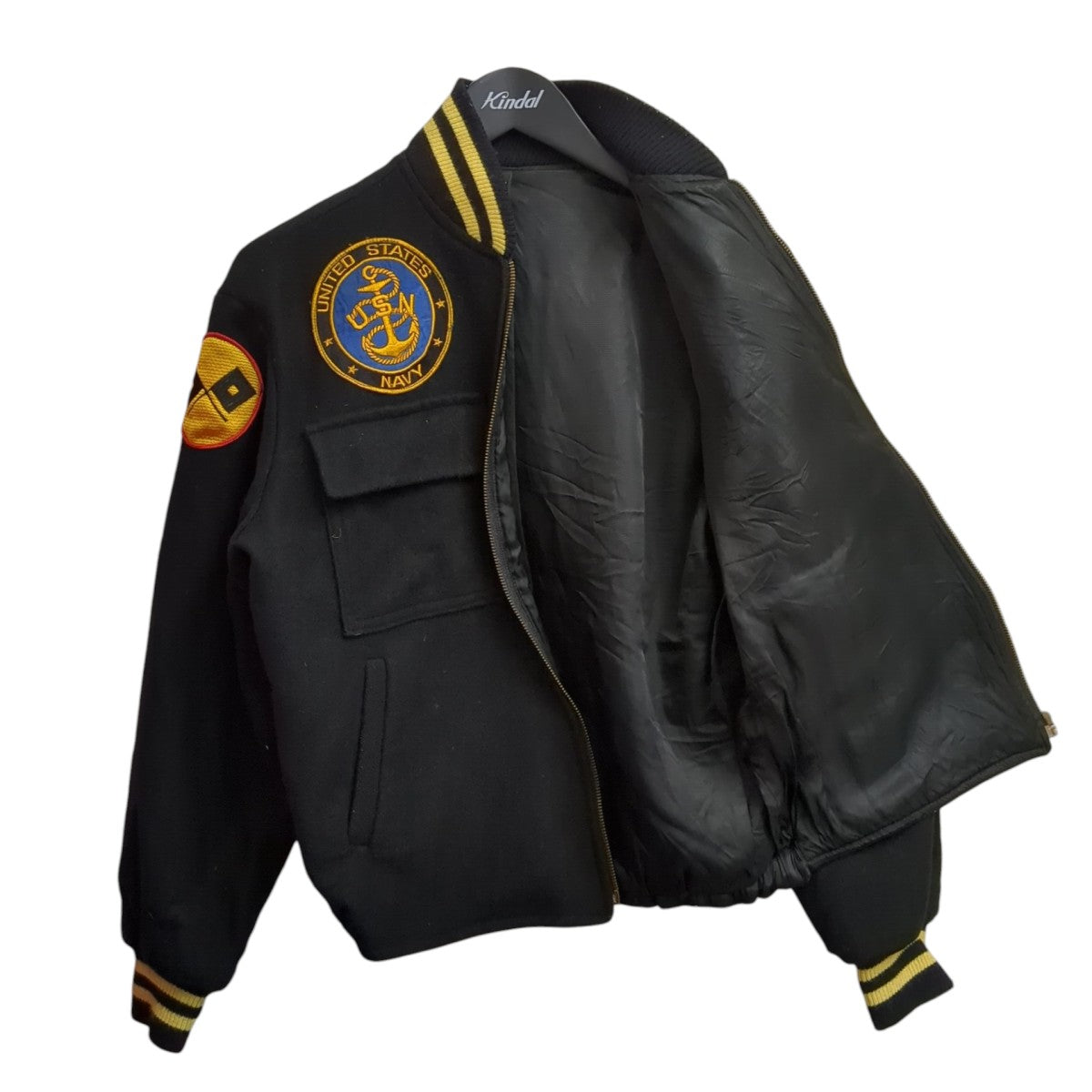 VINTAGE 80s US NAVYジャケット 古着・中古-2枚目のアイテム画像