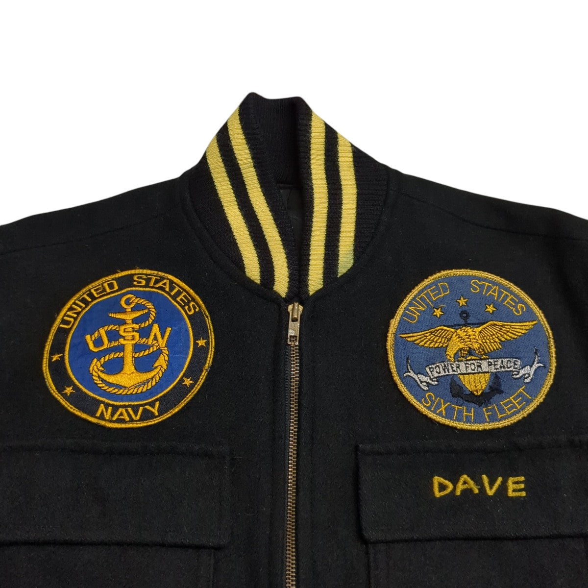 VINTAGE 80s US NAVYジャケット 古着・中古-4枚目のアイテム画像
