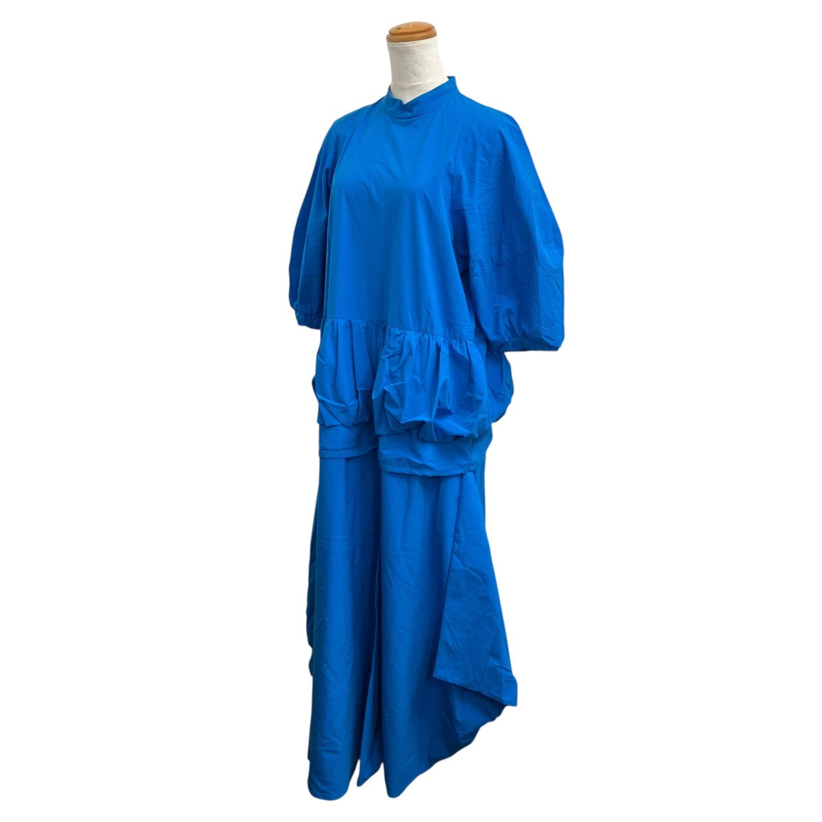 nagonstans tuck gather flare dressワンピース470HA833-0030 古着・中古-1枚目のアイテム画像