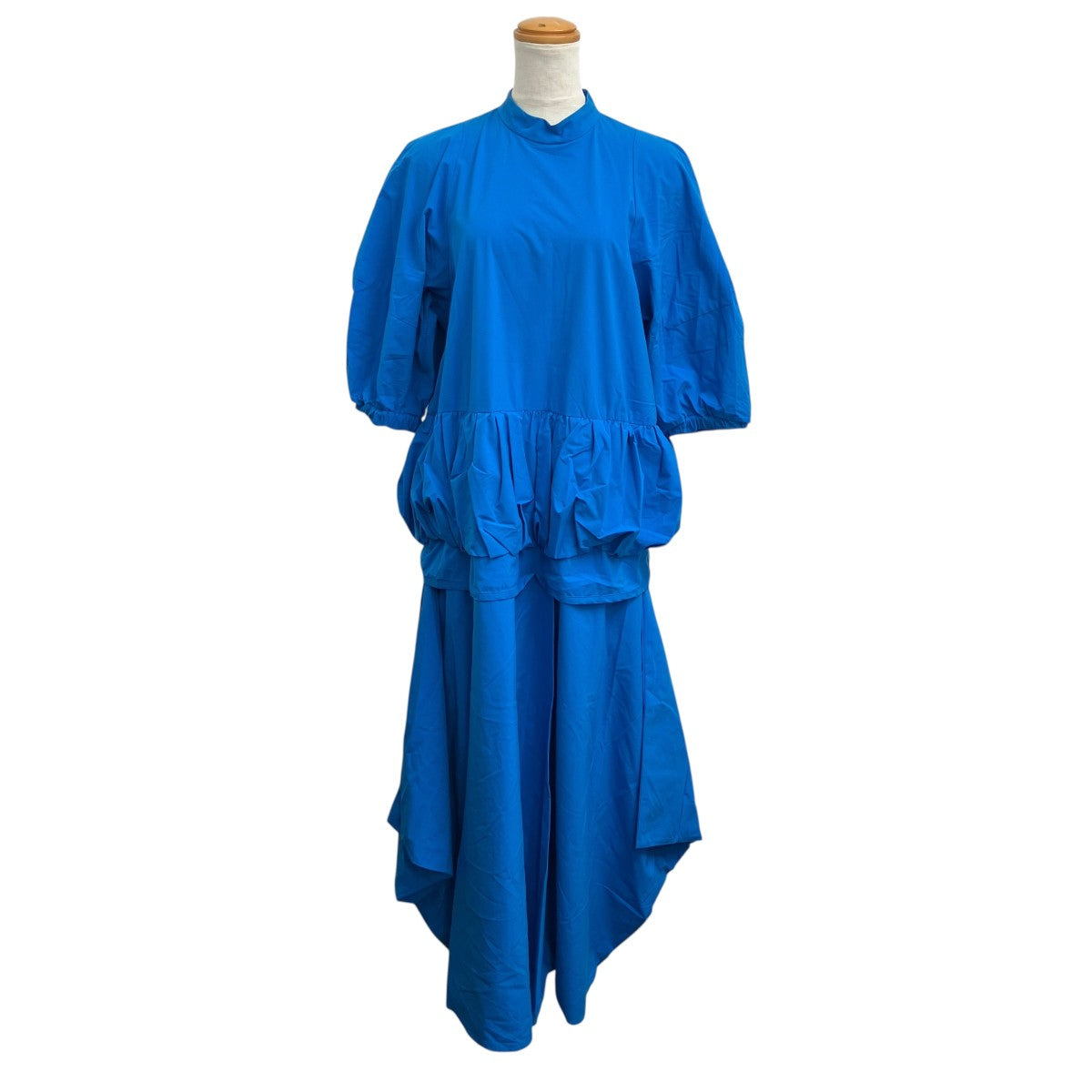 nagonstans tuck gather flare dressワンピース470HA833-0030 古着・中古-4枚目のアイテム画像